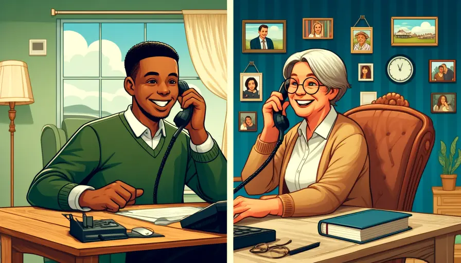 Translator building strong relationship with translation client