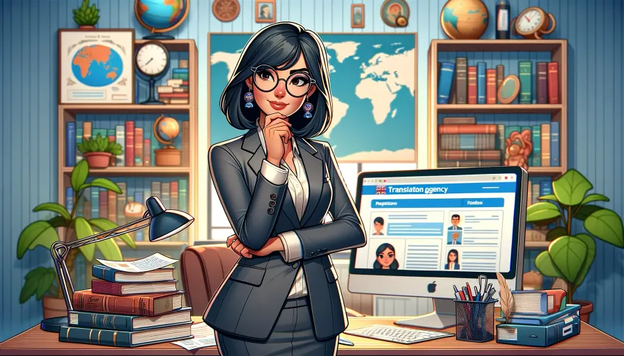 A translation agency owner thinking on how to find a skilled translator