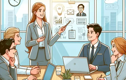 People communicating in a meeting room