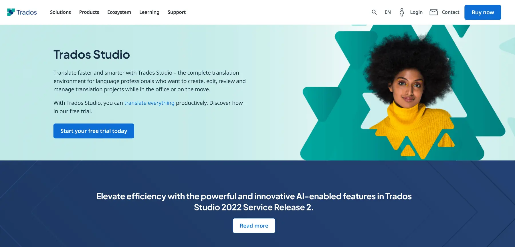 SDL Trados Studio - Best machine translation software for professional translation teams