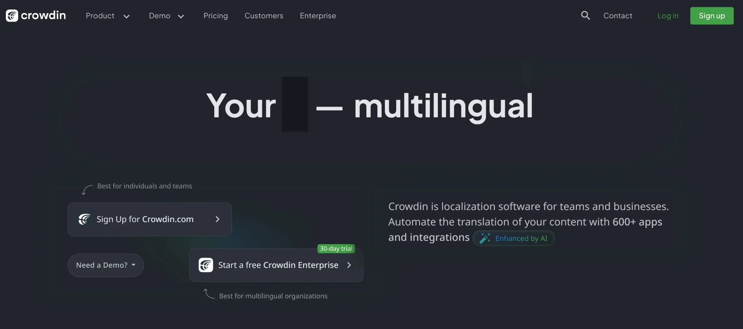 Crowdin - Best machine translation software for developers and content creators