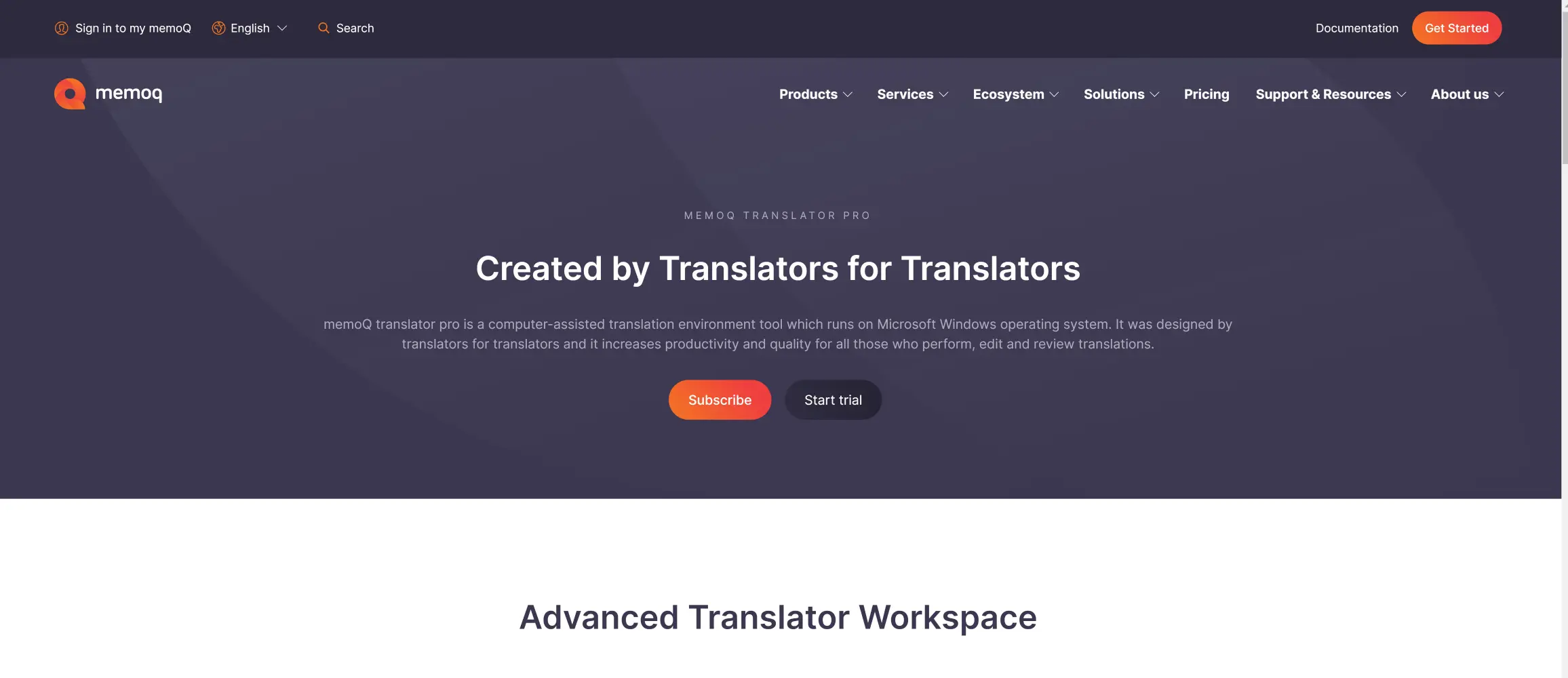 memoQ translator pro - Best machine translation software for freelance translators