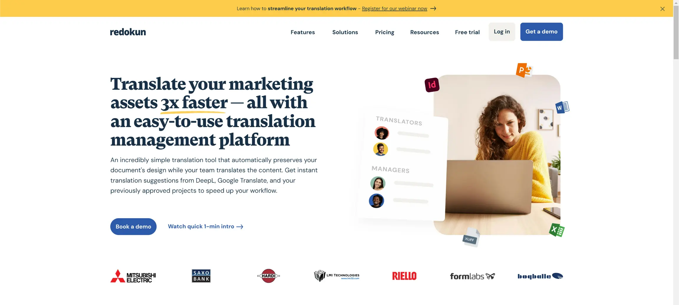 Redokun - Best machine translation software for InDesign document translations